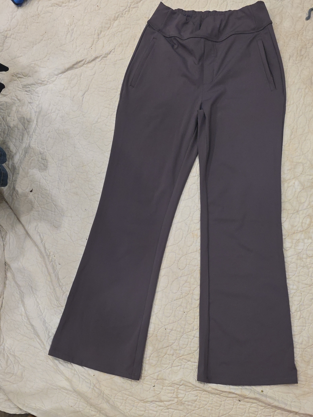 HALARA Plum Charcoal Bootcut Flare Pants